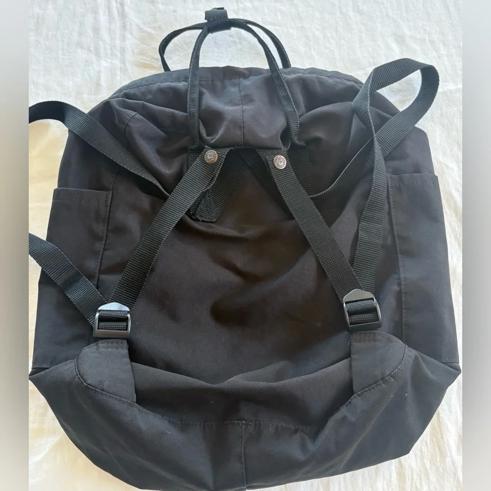 Fjällräven Kånken 23510 Classic backpack in black Vinylon F fabric